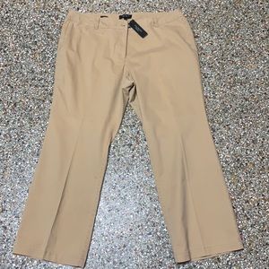 Talbots tan pants woman petites 18 WP